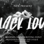 Black Love Font - Featured Image