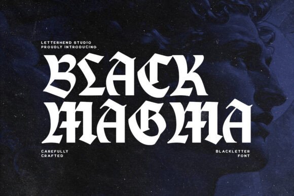Black Magma Font - Featured Image