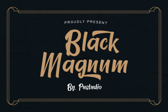 Black Magnum Font - Featured Image