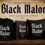Black Malor Font - Featured Image