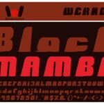 Black Mamba Font - Featured Image