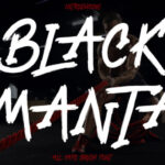 Black Manta Font - Featured Image