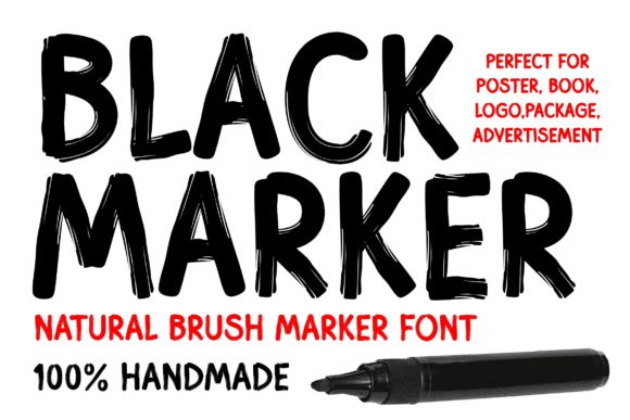Black Marker Font - Featured Image