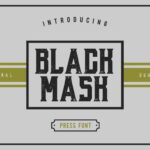 Black Mask Font - Featured Image