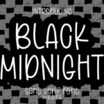 Black Midnight Font - Featured Image