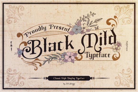 Black Mild Font - Featured Image