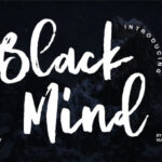 Black Mind Font - Featured Image