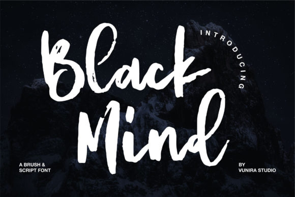 Black Mind Font - Featured Image