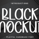 Black Mockup Font - Featured Image