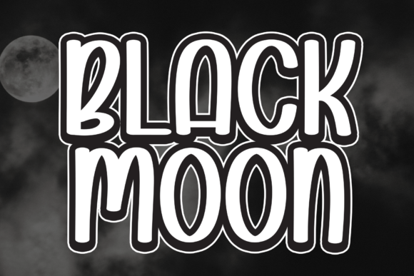 Black Moon Font - Featured Image