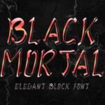 Black Mortal Font - Featured Image