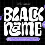 Black Name Font - Featured Image