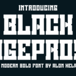 Black Ngepros Font - Featured Image
