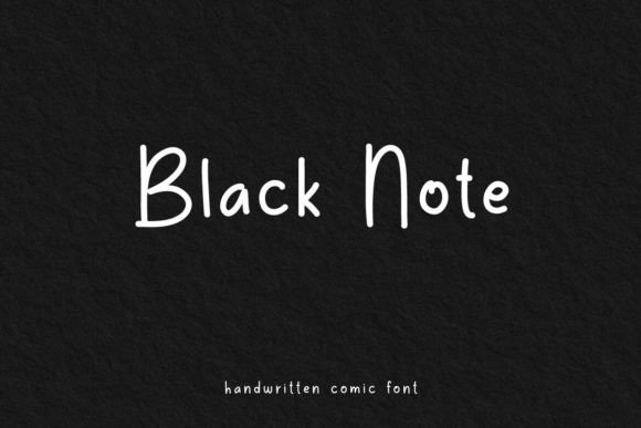 Black Note Font - Featured Image
