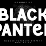 Black Panter Font - Featured Image