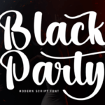 Black Party Font - Featured Image