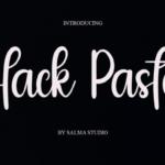 Black Pastel Font - Featured Image