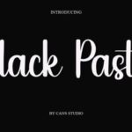 Black Pastel Font - Featured Image
