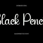 Black Pencil Font - Featured Image