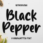 Black Pepper Font - Featured Image