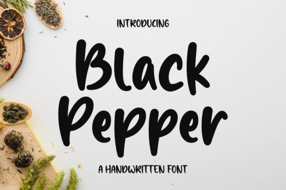 Black Pepper Font - Featured Image