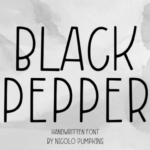 Black Pepper Font - Featured Image