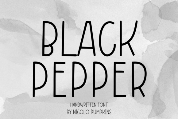 Black Pepper Font - Featured Image