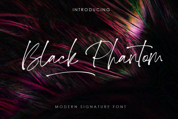 Black Phantom Font - Featured Image