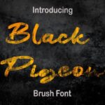 Black Pigeon Font - Featured Image