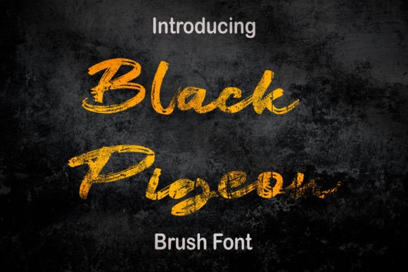 Black Pigeon Font - Featured Image