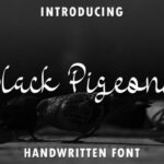 Black Pigeons Font - Featured Image
