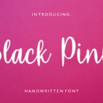 Black Pink Font - Featured Image