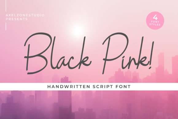 Black Pink Font - Featured Image
