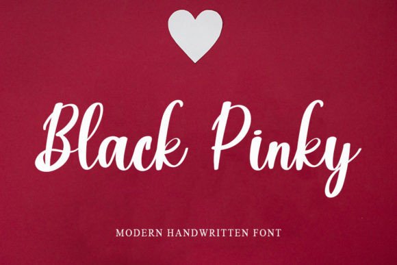 Black Pinky Font - Featured Image