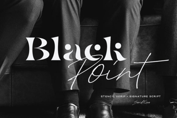 Black Point Duo Font - Featured Image