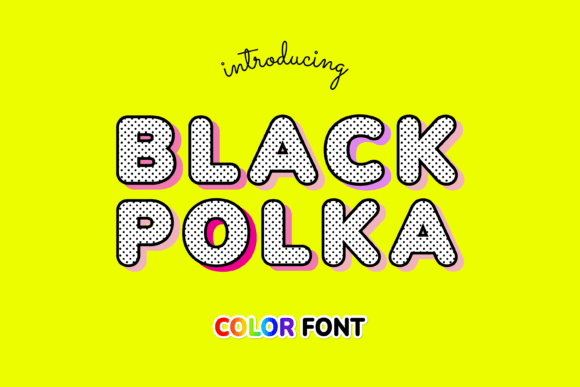 Black Polka Font - Featured Image