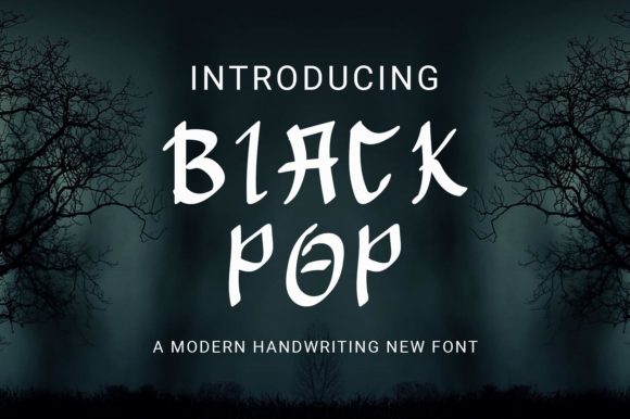 Black Pop Font - Featured Image