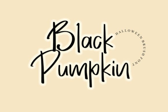 Black Pumpkin Font - Featured Image