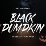 Black Pumpkin Font - Featured Image