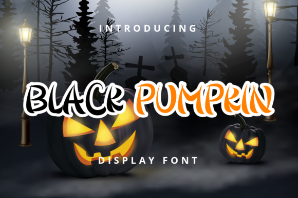Black Pumpkin Font - Featured Image