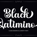 Black Qatimino Font - Featured Image