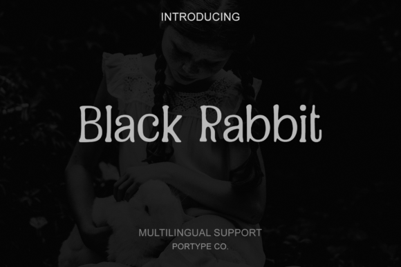 Black Rabbit Font - Featured Image