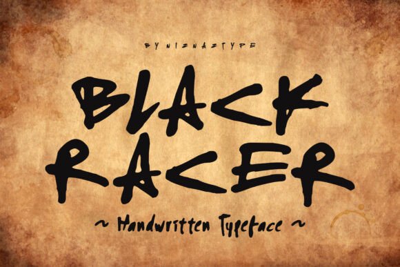 Black Racer Font - Featured Image