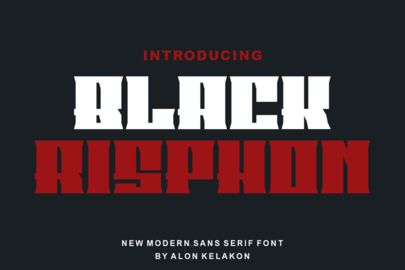 Black Risphon Font - Featured Image