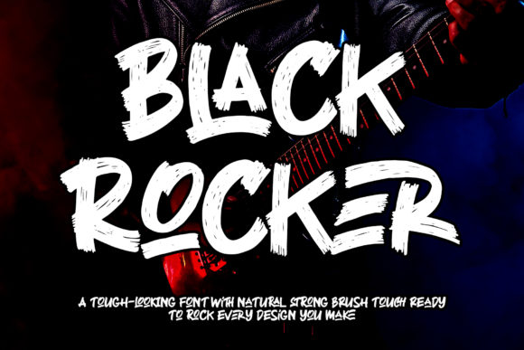 Black Rocker Font - Featured Image