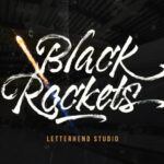 Black Rockets Font - Featured Image