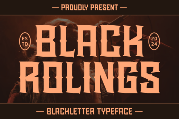 Black Rolings Font - Featured Image