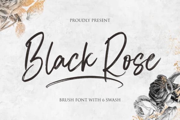 Black Rose Font - Featured Image