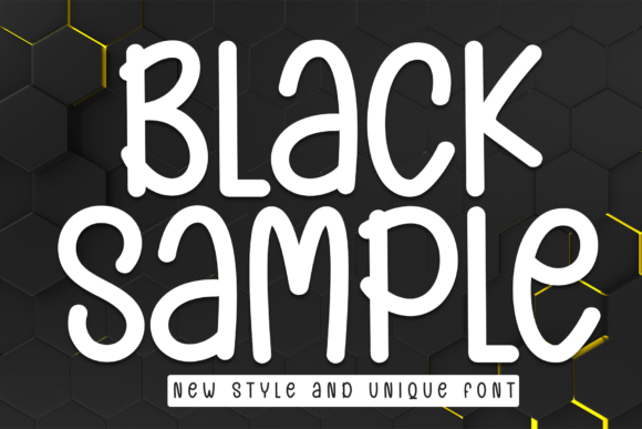 Black Sample Font - Featured Image