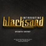 Black Sand Font - Featured Image